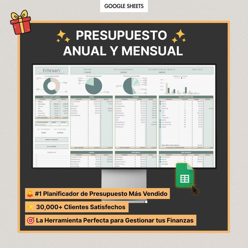 🎁 Módulo : Planificador de Presupuesto Anual y Mensual
